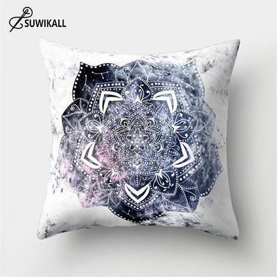 Mandala Pattern Collection Dekorativni uzorak Kućna jastučnica Kvadratna uredska dekoracija Jastučnica