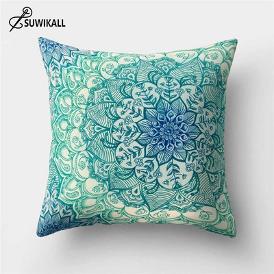 Mandala Pattern Collection Dekorativni uzorak Kućna jastučnica Kvadratna uredska dekoracija Jastučnica