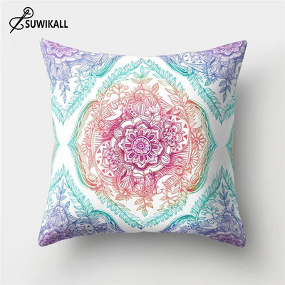 Mandala Pattern Collection Dekorativni uzorak Kućna jastučnica Kvadratna uredska dekoracija Jastučnica