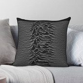 Unknown Pleasures Joy Division párnahuzat poliészter nyomtatott cipzáras dekor kanapé üléspárnahuzat