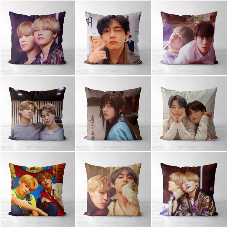 RULDGEE 2022 Kpop Picture Egyedi párnahuzat Lenvászon őszibarackbőr párnahuzat Pet Photo Design párnacipős ajándék párnahuzat