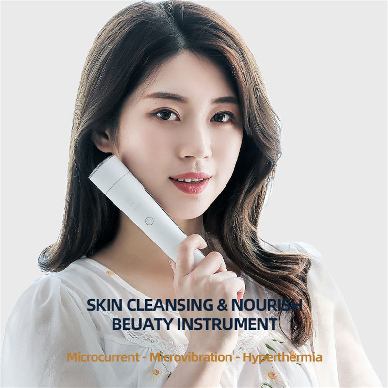 2022 Anti-Aging ultrazvučna vibracija Lice Eye Heat Massager Ion+ Čišćenje pora Koža lica Nježna njega Ljepota Zatezanje kože