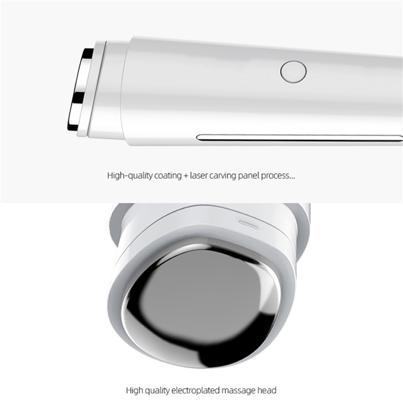 2022 Anti-Aging ultrazvučna vibracija Lice Eye Heat Massager Ion+ Čišćenje pora Koža lica Nježna njega Ljepota Zatezanje kože