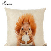 animale drăguțe anime husă de pernă decor acasă iepure măgar vulpe decor pernă lenjerie de pernă decor camera bebelușului husă de pernă