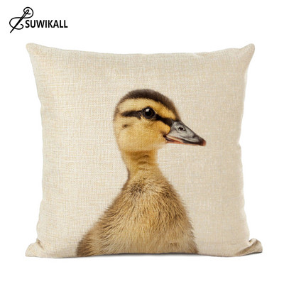 animale drăguțe anime husă de pernă decor acasă iepure măgar vulpe decor pernă lenjerie de pernă decor camera bebelușului husă de pernă