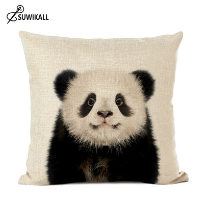 animale drăguțe anime husă de pernă decor acasă iepure măgar vulpe decor pernă lenjerie de pernă decor camera bebelușului husă de pernă