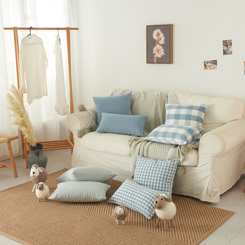 Καρό μαξιλαροθήκη καναπέ 30x50cm για διακόσμηση σπιτιού ξενοδοχείου Ριχτάρι Μαξιλαροθήκη Μαξιλαροθήκη Μαξιλαροθήκη Κάλυμμα λωρίδα Διακοσμητική