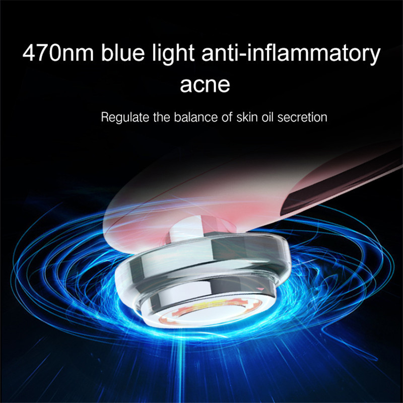 EMS uređaj za uljepšavanje Ultrazvučni fotonski masažer za lice Stroj za zatezanje kože LED svjetlosna terapija Uređaj za pomlađivanje za podizanje lica