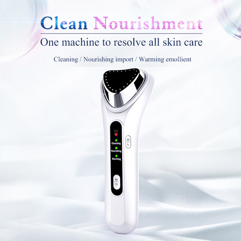 vibracija zagrijavanje vibracija negativni ion kation masažer za dubinsko čišćenje instrument za ljepotu kože toplo gnječenje masažer za lice