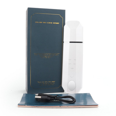 Καθαριστικό προσώπου Peeling Shovel Ion Ultrasonic Skin Scrubber Remover για μαύρα στίγματα Facial Lifting Vibration Massager Περιποίηση δέρματος