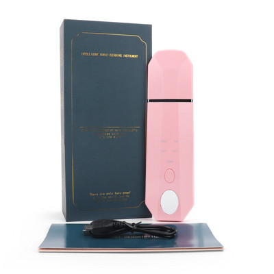 Καθαριστικό προσώπου Peeling Shovel Ion Ultrasonic Skin Scrubber Remover για μαύρα στίγματα Facial Lifting Vibration Massager Περιποίηση δέρματος