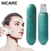 NICARE Ultrahangos Bőrradír Arc Peeling Lapát Mélytisztító Arc Mitesszer pórustisztító Bőrradír Arc Lifting Eszköz