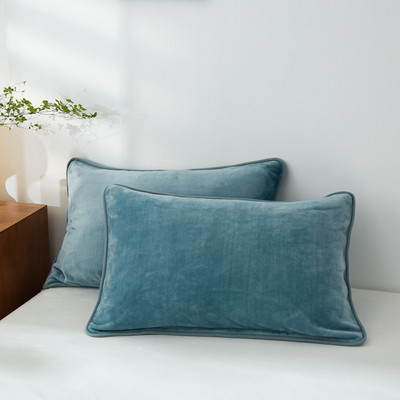 Vastag puha flanel párnahuzat Téli meleg párnahuzatok párnahuzat felnőtt gyerekeknek otthoni díszpárnák 1/2 db