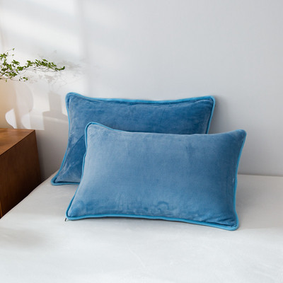 Vastag puha flanel párnahuzat Téli meleg párnahuzatok párnahuzat felnőtt gyerekeknek otthoni díszpárnák 1/2 db