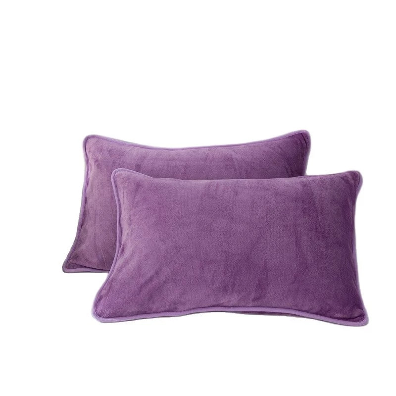 Vastag puha flanel párnahuzat Téli meleg párnahuzatok párnahuzat felnőtt gyerekeknek otthoni díszpárnák 1/2 db