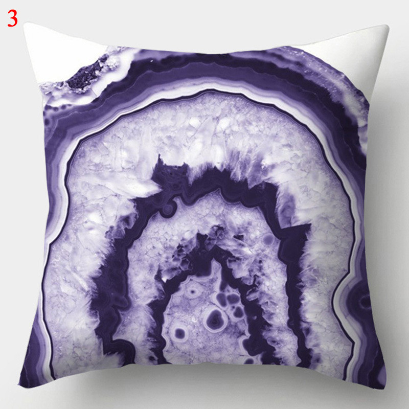 45*45cm Huse de pernă geometrice violet Huse de pernă decorative Huse de pernă pentru canapea de acasăDecorare fete de pernă pătrate