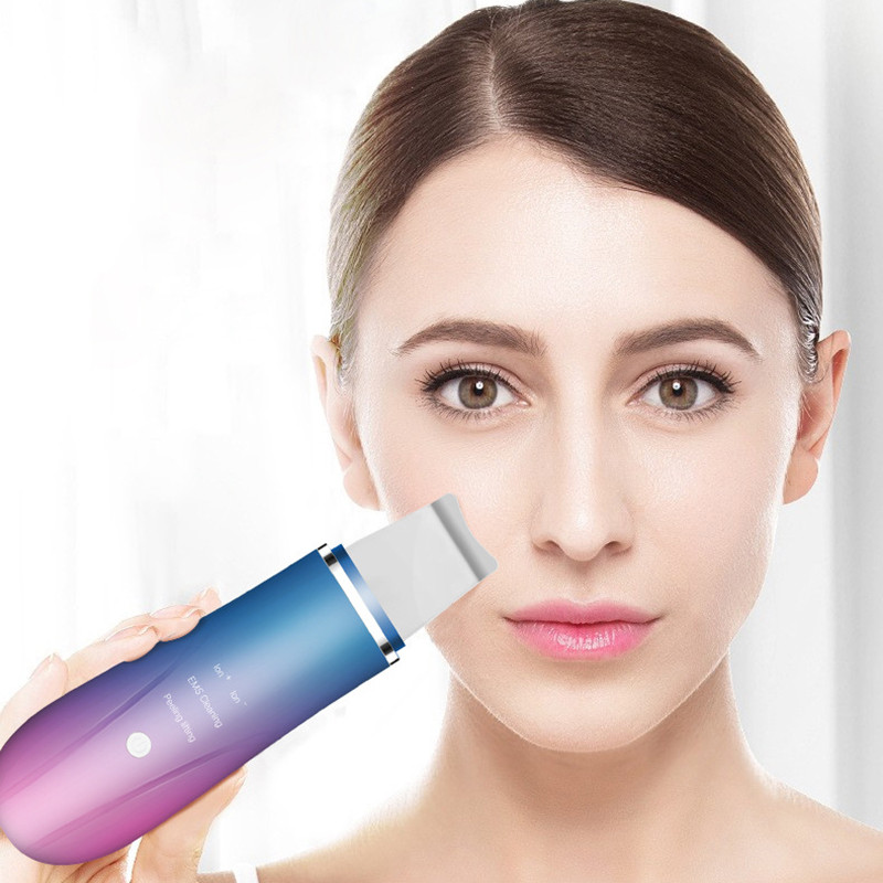 Bőrradír Vibrációs Arc Spatula Mitesszer eltávolító Arcradír Lapát Tiszta Kavitációs Peeling Arc lifting