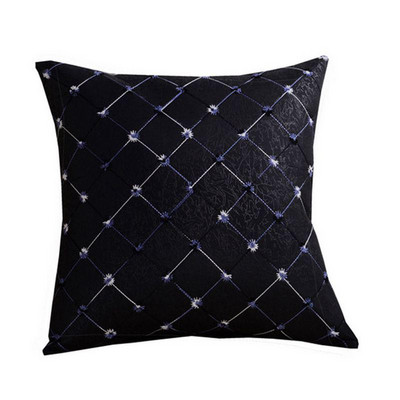 Elegantne 43x43cm vezene jastučnice s kariranim uzorkom Četvrtaste navlake za jastučiće za uređenje doma Sjedalo za kauč Uređenje doma