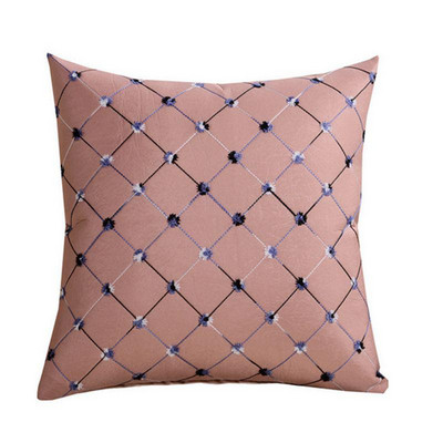 Elegantne 43x43cm vezene jastučnice s kariranim uzorkom Četvrtaste navlake za jastučiće za uređenje doma Sjedalo za kauč Uređenje doma