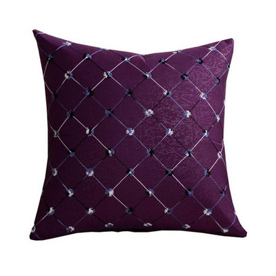 Elegantne 43x43cm vezene jastučnice s kariranim uzorkom Četvrtaste navlake za jastučiće za uređenje doma Sjedalo za kauč Uređenje doma