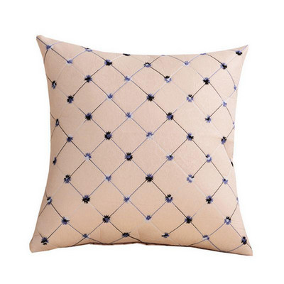 Elegantne 43x43cm vezene jastučnice s kariranim uzorkom Četvrtaste navlake za jastučiće za uređenje doma Sjedalo za kauč Uređenje doma