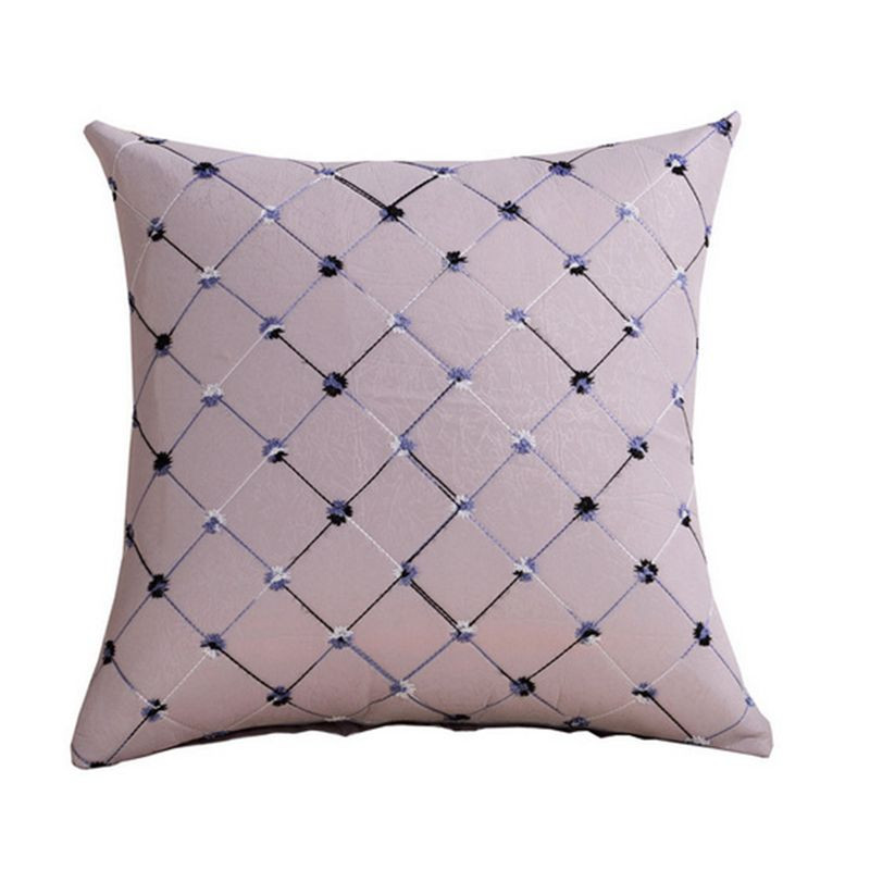 Elegantne 43x43cm vezene jastučnice s kariranim uzorkom Četvrtaste navlake za jastučiće za uređenje doma Sjedalo za kauč Uređenje doma