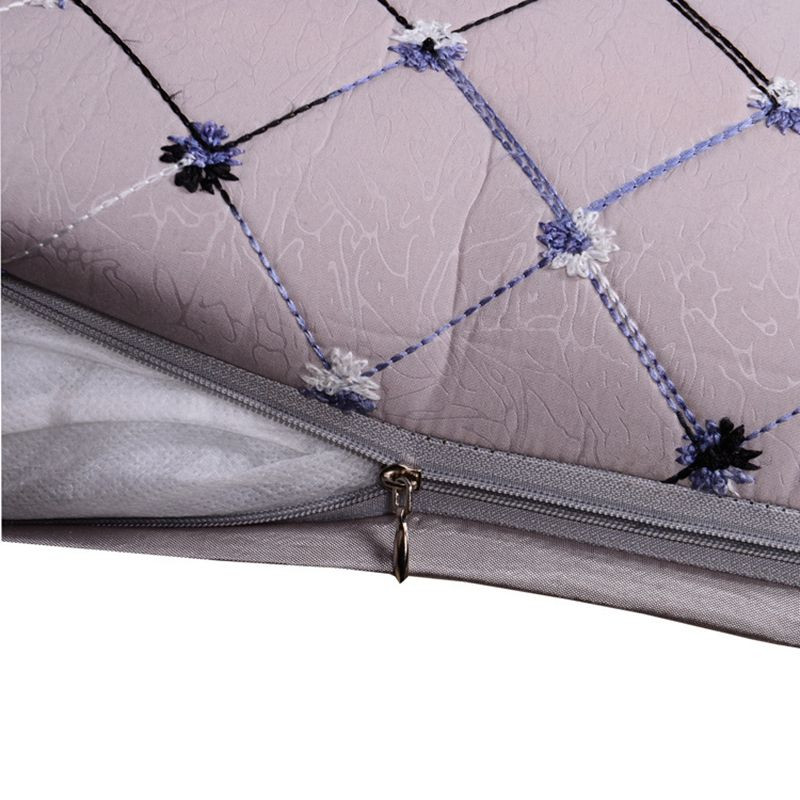 Elegantne 43x43cm vezene jastučnice s kariranim uzorkom Četvrtaste navlake za jastučiće za uređenje doma Sjedalo za kauč Uređenje doma