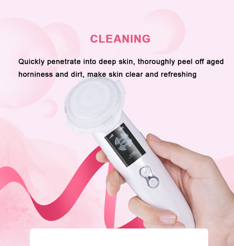 Masažer za lice LED svjetlosna terapija Sonična vibracija Uklanjanje bora Učvršćivanje kože Vrući Hladni Tretman Njega kože Instrument za uljepšavanje