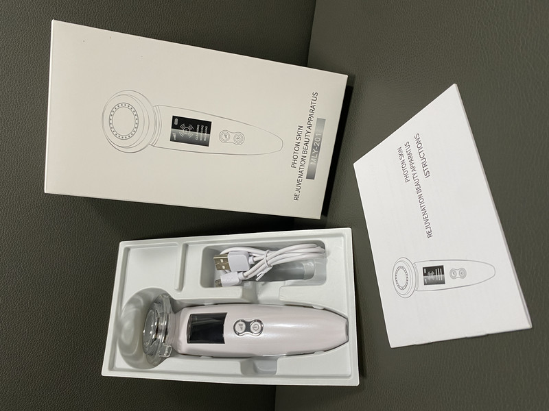 Masažer za lice LED svjetlosna terapija Sonična vibracija Uklanjanje bora Učvršćivanje kože Vrući Hladni Tretman Njega kože Instrument za uljepšavanje