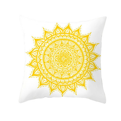 Nordijska žuta geometrijska jastučnica od poliesterskih vlakana Jastuk za kauč Navlaka za kućne ukrasne jastuke