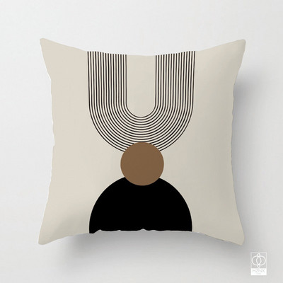 Nordic Geometric Line párna lakberendezési párna párnahuzat dekoratív párnahuzat nappali dekorációs párnák