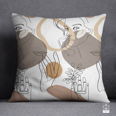 Nordic Geometric Line párna lakberendezési párna párnahuzat dekoratív párnahuzat nappali dekorációs párnák