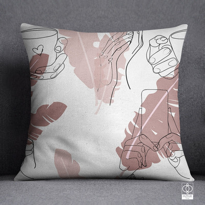 Nordic Geometric Line párna lakberendezési párna párnahuzat dekoratív párnahuzat nappali dekorációs párnák