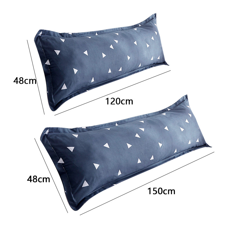 NAUJA Dviejų patalynės užvalkalų užvalkalai medvilniniai 120/150 cm ilgi pagalvių užvalkalai Geometrinės gėlės Spausdinti patalynės rinkiniai mėgėjams Vestuvinės pagalvės