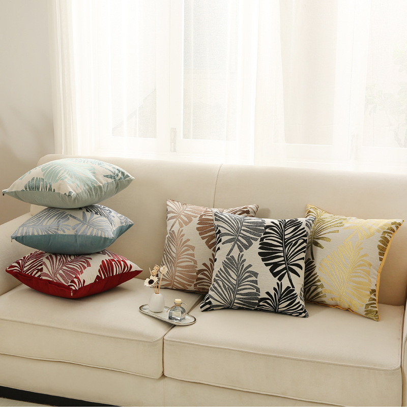 Leaf Jacquard jastučnica housse de coussin 45x45 jastuci cojines decorativos para sofá