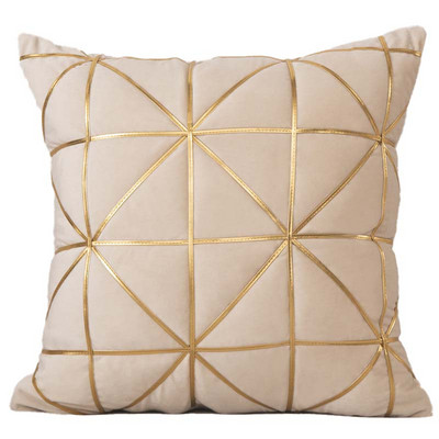 Η Ολλανδική Velvet Cushion Cover Bronzing Μαξιλαροθήκη Πολυτελής διακόσμηση σπιτιού