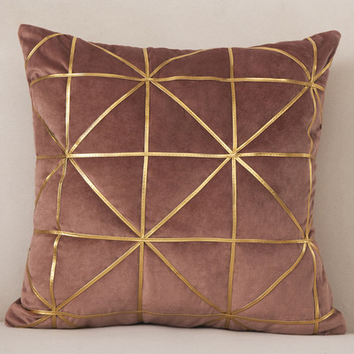 Luksuzna dekoracija za dom od nizozemske baršunaste jastučnice bronzane jastučnice