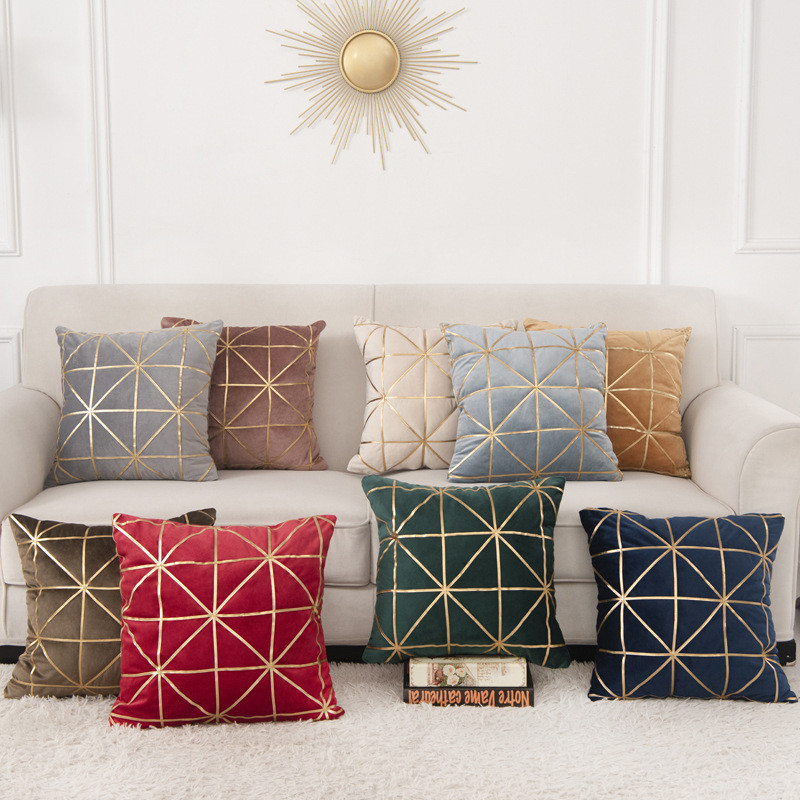 Luksuzna dekoracija za dom od nizozemske baršunaste jastučnice bronzane jastučnice