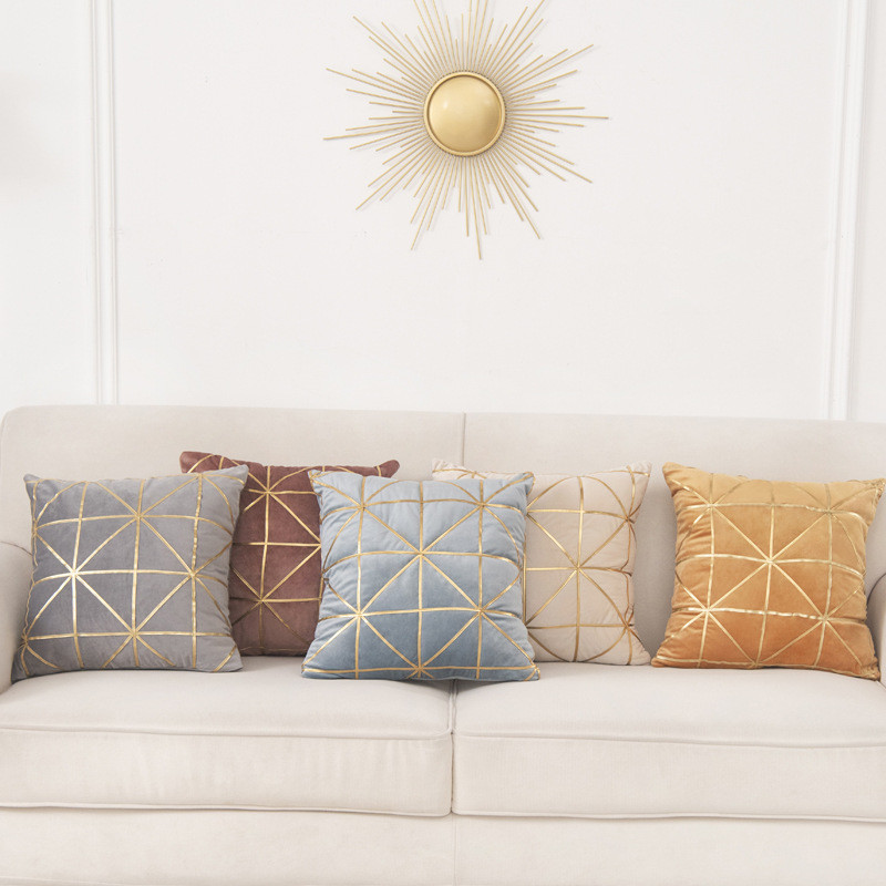 Luksuzna dekoracija za dom od nizozemske baršunaste jastučnice bronzane jastučnice