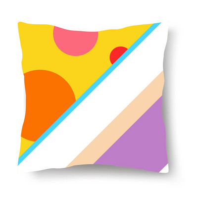 Jastučnica s uzorkom tropskog lišća, moderna jastučnica za sofu, 45*45 cm, poliester Ins stil, ukrasna jastučnica, kućni dekor