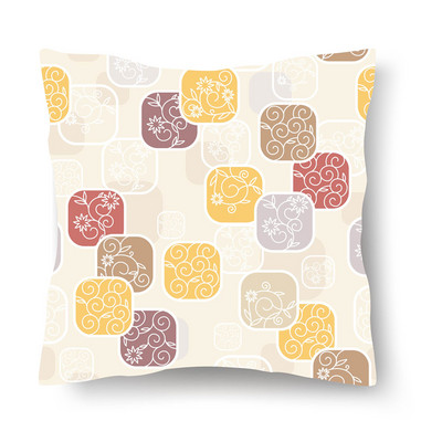 Jastučnica s uzorkom tropskog lišća, moderna jastučnica za sofu, 45*45 cm, poliester Ins stil, ukrasna jastučnica, kućni dekor