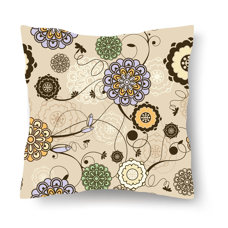 Jastučnica s uzorkom tropskog lišća, moderna jastučnica za sofu, 45*45 cm, poliester Ins stil, ukrasna jastučnica, kućni dekor