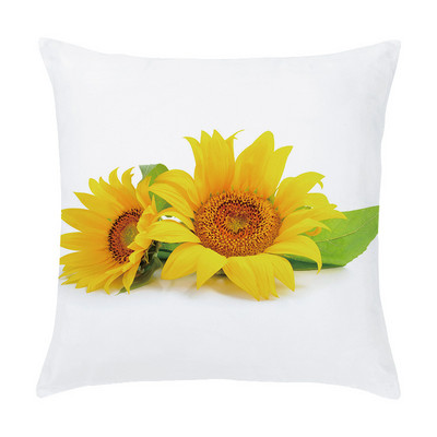 45x45cm Europska uljana slika Fotografija suncokreta Jastučnica od kože breskve Jastuk za kauč u automobilu Jastučnica Navlaka za jastuk