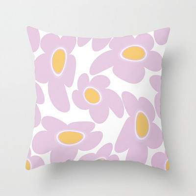 Nova jastučnica s cvijetom tratinčice za uređenje doma/kauč/jastučnica za auto Slatka mekana jastučnica s printom za ljetne djevojke