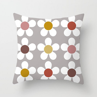 Nova jastučnica s cvijetom tratinčice za uređenje doma/kauč/jastučnica za auto Slatka mekana jastučnica s printom za ljetne djevojke