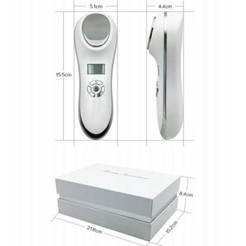 USB масажор за лице Внос и износ инструмент за красота за жени Студено горещо стяга кожата на лицето, за да направи подмладяване на кожата