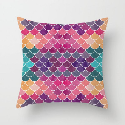 Jastučnice sa šarenim geometrijskim uzorkom Kućne ukrasne jastučnice Navlake za jastuke Karta Baršunasta jastučnica za kauč