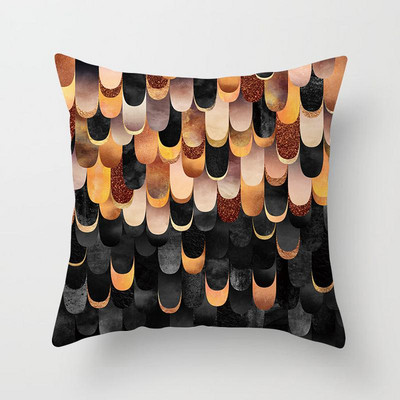 Jastučnice sa šarenim geometrijskim uzorkom Kućne ukrasne jastučnice Navlake za jastuke Karta Baršunasta jastučnica za kauč