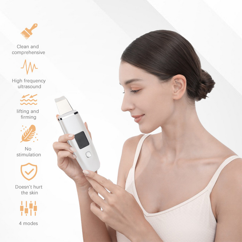 Ultrazvučni piling kože Profesionalni dubinski piling lica Uređaj s lopatom Čistač pora lica Piling stroj za podizanje kože