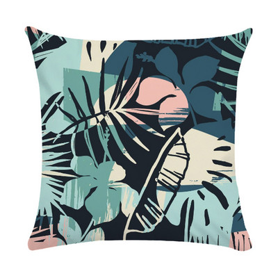 Tropska biljka Jastučnica Sažetak Lišće Zelena koža breskve Baršunasta jastučnica Kućni dekor